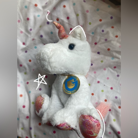 GOFFA Limited Edition Unicorn Plush- Like New - Picture 3 of 3
